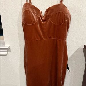 Lulu's Rust Mini Dress